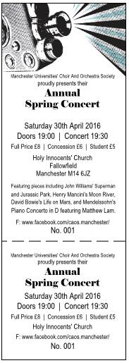 Spring Concert 2016 Tickets